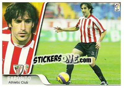 Sticker Exposito - Liga 2007-2008 n. 294 - Ediciones Estadio
