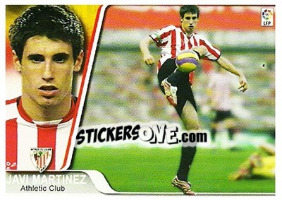 Sticker Javi Martinez - Liga 2007-2008 n. 300 - Ediciones Estadio
