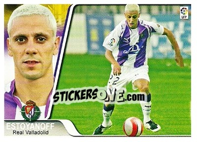 Sticker Estoyanoff - Liga 2007-2008 - Ediciones Estadio