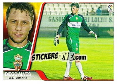 Sticker Diego Alves - Liga 2007-2008 n. 328 - Ediciones Estadio