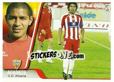 Cromo Acasiete - Liga 2007-2008 - Ediciones Estadio