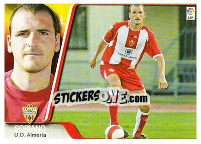 Sticker Soriano - Liga 2007-2008 n. 336 - Ediciones Estadio