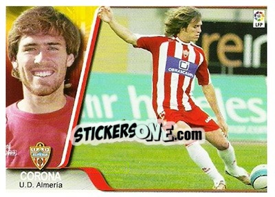 Sticker Corona - Liga 2007-2008 n. 337 - Ediciones Estadio