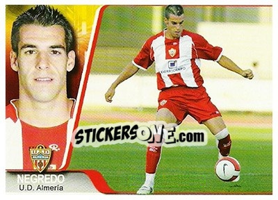 Sticker Negredo - Liga 2007-2008 - Ediciones Estadio