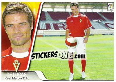 Sticker De Lucas - Liga 2007-2008 n. 354 - Ediciones Estadio