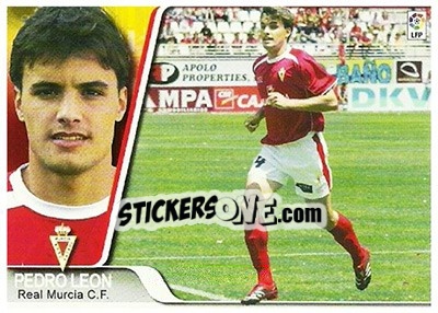 Sticker Pedro Leon - Liga 2007-2008 n. 356a - Ediciones Estadio
