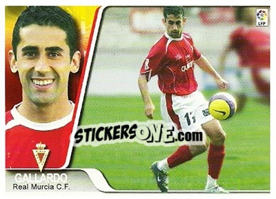 Sticker Gallardo - Liga 2007-2008 n. 357 - Ediciones Estadio