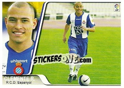Sticker Clemente R. - Liga 2007-2008 n. 368 - Ediciones Estadio