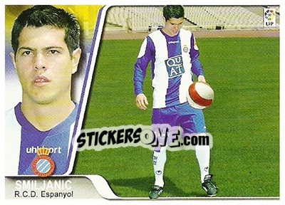 Figurina Smiljanic - Liga 2007-2008 - Ediciones Estadio