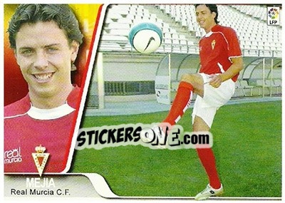 Sticker Mejia - Liga 2007-2008 - Ediciones Estadio