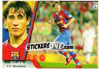Sticker Bojan Krkic - Liga 2007-2008 n. 375 - Ediciones Estadio