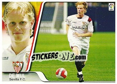 Sticker De Mul - Liga 2007-2008 n. 379 - Ediciones Estadio