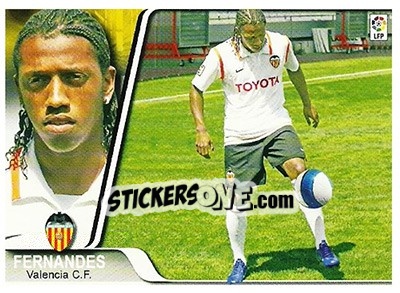 Sticker Fernandes - Liga 2007-2008 - Ediciones Estadio