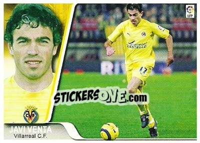 Cromo Javi Venta - Liga 2007-2008 - Ediciones Estadio