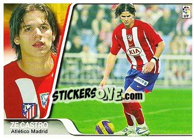 Sticker Ze Castro - Liga 2007-2008 - Ediciones Estadio