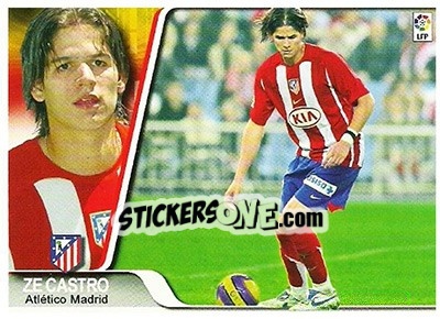 Sticker Ze Castro - Liga 2007-2008 n. 392 - Ediciones Estadio