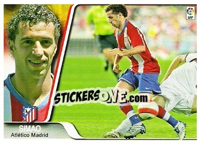Sticker Simao - Liga 2007-2008 - Ediciones Estadio