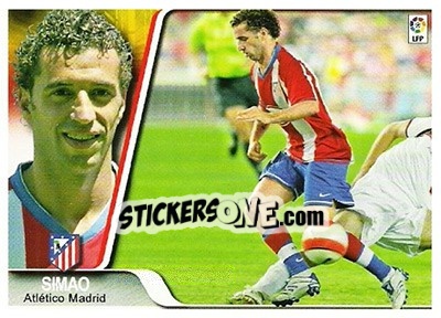Sticker Simao - Liga 2007-2008 n. 394 - Ediciones Estadio