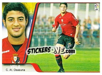 Sticker Vela - Liga 2007-2008 n. 402 - Ediciones Estadio