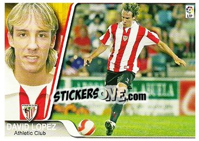 Sticker D. Lopez - Liga 2007-2008 - Ediciones Estadio