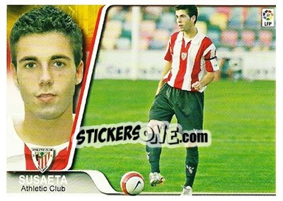 Cromo Susaeta - Liga 2007-2008 n. 408 - Ediciones Estadio