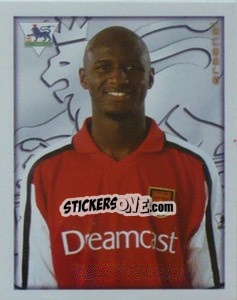 Sticker Patrick Vieira - Premier League Inglese 2000-2001 n. 14 - Merlin