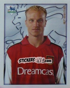 Cromo Dennis Bergkamp - Premier League Inglese 2000-2001 - Merlin