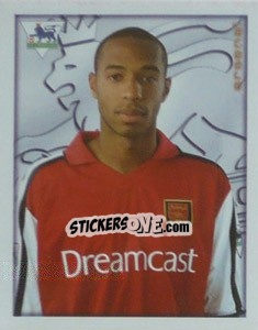 Sticker Thierry Henry - Premier League Inglese 2000-2001 n. 21 - Merlin