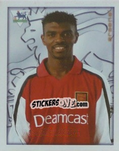 Figurina Nwankwo Kanu - Premier League Inglese 2000-2001 n. 22 - Merlin