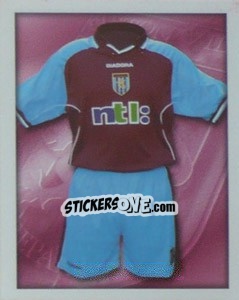 Sticker Home Kit - Premier League Inglese 2000-2001 - Merlin