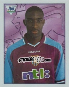 Sticker Lloyd Samuel - Premier League Inglese 2000-2001 n. 29 - Merlin