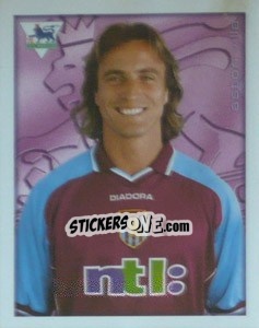 Sticker David Ginola - Premier League Inglese 2000-2001 - Merlin