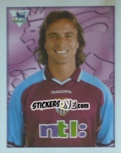 Sticker David Ginola - Premier League Inglese 2000-2001 n. 38 - Merlin