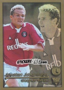 Figurina Superstar Jonatan Johansson - Premier League Inglese 2000-2001 - Merlin