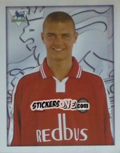 Sticker Paul Konchesky - Premier League Inglese 2000-2001 - Merlin