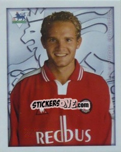 Figurina Jonatan Johansson - Premier League Inglese 2000-2001 - Merlin