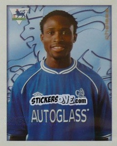 Cromo Celestine Babayaro - Premier League Inglese 2000-2001 n. 96 - Merlin
