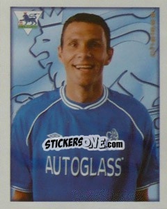 Sticker Gustavo Poyet - Premier League Inglese 2000-2001 - Merlin