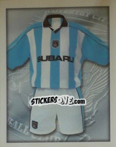 Sticker Home Kit - Premier League Inglese 2000-2001 - Merlin