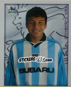 Sticker Ysrael Zuniga - Premier League Inglese 2000-2001 n. 119 - Merlin