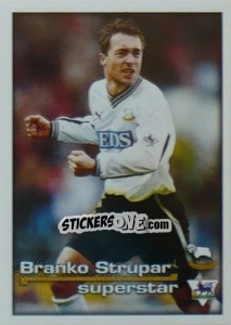 Sticker Superstar Branko Strupar - Premier League Inglese 2000-2001 n. 126 - Merlin
