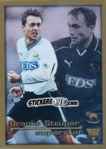 Cromo Superstar Branko Strupar - Premier League Inglese 2000-2001 - Merlin