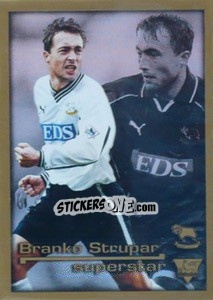Sticker Superstar Branko Strupar - Premier League Inglese 2000-2001 n. 126R - Merlin