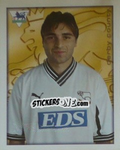 Sticker Georgi Kinkladze - Premier League Inglese 2000-2001 - Merlin