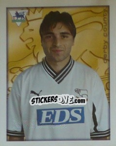Figurina Georgi Kinkladze - Premier League Inglese 2000-2001 n. 138 - Merlin