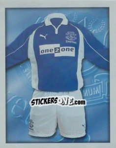 Figurina Home Kit - Premier League Inglese 2000-2001 - Merlin