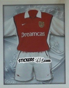 Sticker Home Kit - Premier League Inglese 2000-2001 n. 5 - Merlin