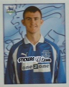 Cromo Francis Jeffers - Premier League Inglese 2000-2001 n. 160 - Merlin