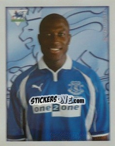 Figurina Kevin Campbell - Premier League Inglese 2000-2001 - Merlin