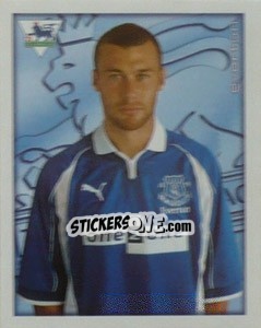 Figurina Duncan Ferguson - Premier League Inglese 2000-2001 - Merlin